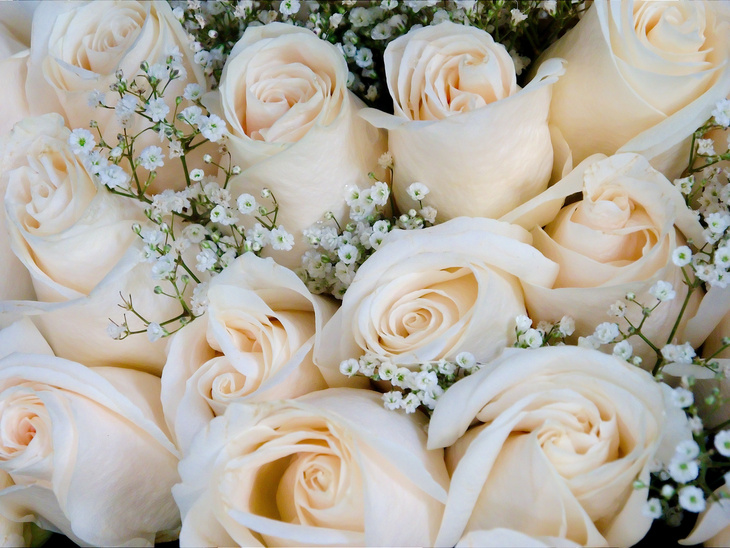 White Roses Bouquet